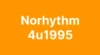 Norhythm4u1995